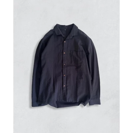 Black Linen Shirt